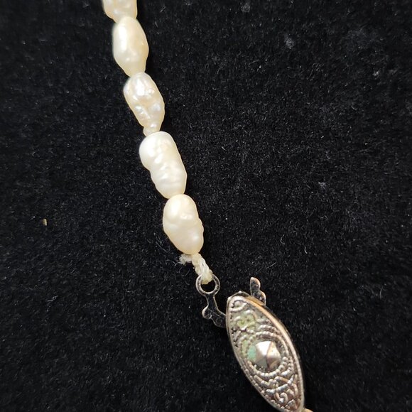 Vintage String Pearl Necklace 40cm - Picture 5 of 6